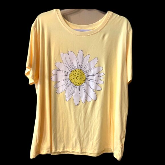 Women’s Short Sleeve Sunflower Shirt - Picture 1 of 2